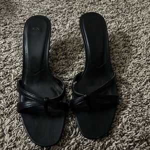 Mango Black Women's Mules